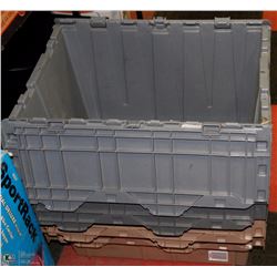 SET OF 4 HEAVY DUTY BUTTERFLY LID STORAGE