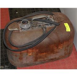 VINTAGE METAL BOAT GASOLINE TANK