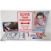 Image 1 : FLAT OF ELVIS TINS & LICENSE PLATES