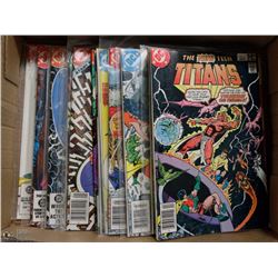 LOT OF DC COMICS "THE NEW TEEN TITANS" FROM