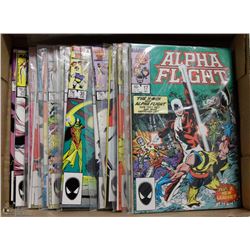 MARVEL COMICS "ALPHA FLIGHT" VOLUMES #17 - #47