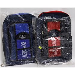2 NEW SPORT BACK PACKS