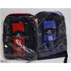 2 NEW SPORT BACK PACKS