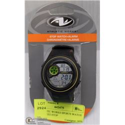 ATHLETIC WORKS SPORTS WATCH - FEATURES STOP