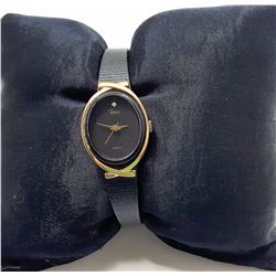 14 - BLACK & GOLD TONE LADIES TIMEX WATCH