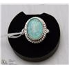 Image 1 : #15-AUSTRALIAN TRIPLE OPAL GEMSTONE RING