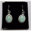 Image 1 : #16-AUSTRALIAN TRIPLE OPAL GEMSTONE EARRINGS