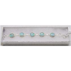#17-AUSTRALIAN TRIPLE OPAL GEMSTONE BRACELET