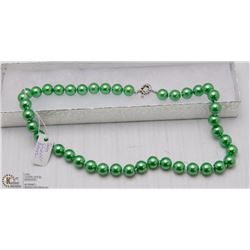 #31-SEA SHELL PEARL10MM NECKLACE 17"