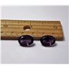 Image 1 : 10 - LOT OF 2 MATCHED NATURAL AMETHYSTS 10.5 CT