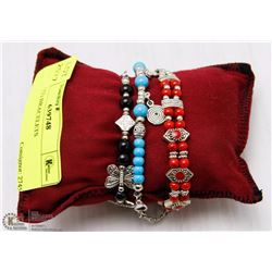 LOT OF (3) BRACELETS