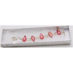 #8-AUSTRALIAN TRIPLE OPAL GEMSTONE BRACELET