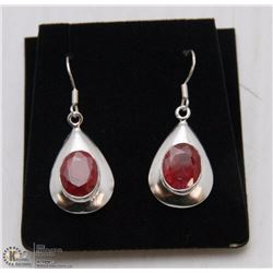 #11-NATURAL RUBY EARRINGS