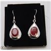 Image 1 : #11-NATURAL RUBY EARRINGS