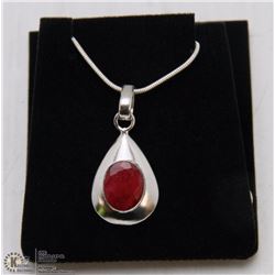 #12-NATURAL RUBY PENDANT