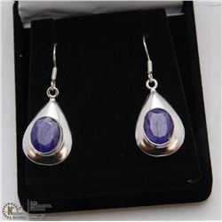 #14-NATURAL BLUE SAPPHIRE EARRINGS