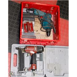 TOTE WITH DRILL AND STAPLE GUN