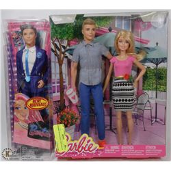 2 BARBIE BOXES INCL 2 KEN DOLLS