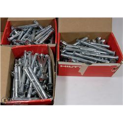3 HILTI CASES OF APPROX 50  EACH SLEEVE MASONRY