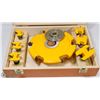 Image 1 : WOOD CASE WITH MACHINE TOOL BIT SET