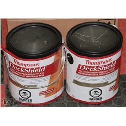 2 PAILS OF DECKSHIELD