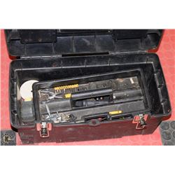 STANLEY TOOL BOX WITH DREMEL TOOL AND MORE