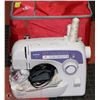 Image 1 : PORTABLE BROTHER SEWING MACHINE WITH BAG
