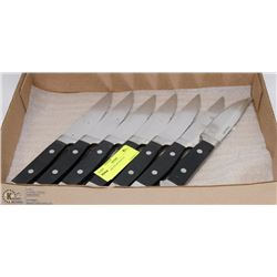7 ROSCAN STEAK KNIVES