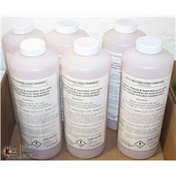 LOT OF 6-2LB CONTAILERS OF ACID NEUTRALIZING
