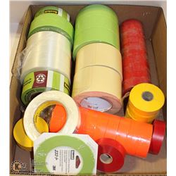 FLAT OF ASSORTED COMMERCIAL TAPES