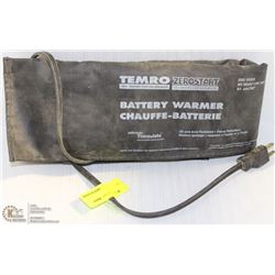 TEMRO ZEROSTART BATTERY WARMER W/ THINSULATE