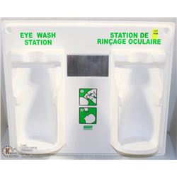LOT OF 9 DOUBLE EYEWASH STATIONS