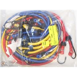 FULL BAG OF 36" ERICKSON BUNGEE CORDS