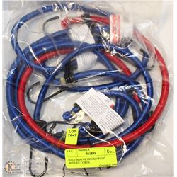 HALF-BAG OF ERICKSON 36" BUNGEE CORDS