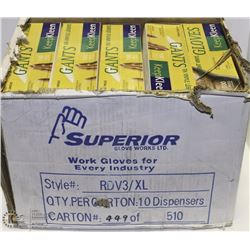 CASE OF KEEP KLEEN XL LATEX GLOVES