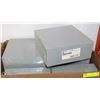 Image 1 : 9 NEW HAMMOND ELECT. BOXES W/ KNOCKOUTS 10"x10"x4"