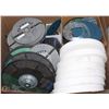 Image 1 : BOX FULL OF ABRASIVE SANDING STONES/DISCS/WHEELS