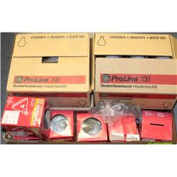 FLAT OF GE HALOGEN'S + INCADESCENTS