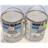 Image 1 : 2 PAILS OF RUST-O-LEUM LABORSAVER GLOSS-BASE
