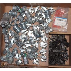 FLAT OF CRIMP-BOLTS + COOPER  B-LINE FLANGES