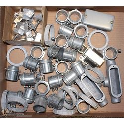 FLAT OF PANEL CONNECTORS, BUSHINGS, JB'S+ MORE