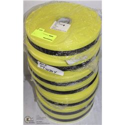 7 ROLLS OF 2" WOVEN NYLON ZONING TAPE