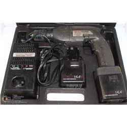 CRAFTSMAN 14.4 DRILL W/ CHARGER & BATTERY