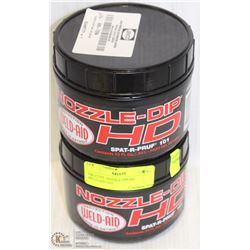 TWO 0.95L NOZZLE-DIP HD WELD-AID GEL