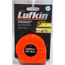 LOT OF 3 HI-VIZ LUFKIN 16FT TAPE MEASURES