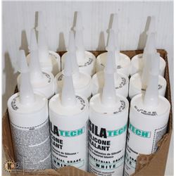 12 TUBES OF SILA-TECH SILICONE SEALANT