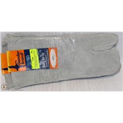 2 PAIRS OF GANDER BRAND 7805P ALL LEATHER GLOVES