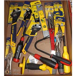 FLAT OF NEW ASSORTED HAND TOOLS (ON CHOICE)