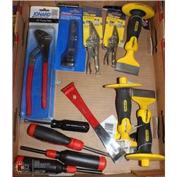 FLAT OF NEW ASSORTED HAND-TOOLS