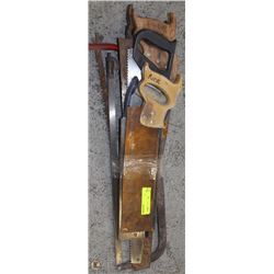 BUNDLE OF HANDSAWS + HACKSAWS